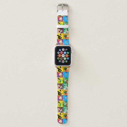 LOONEY TUNES Character Grid Apple Watch Band