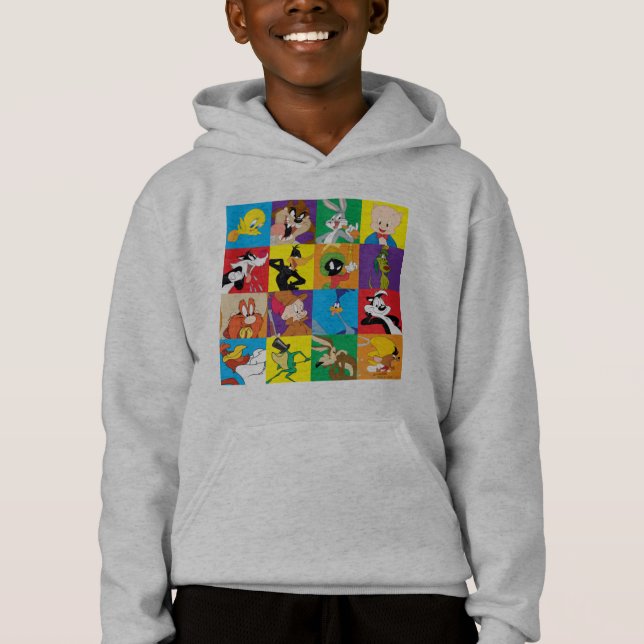 LOONEY TUNES™ Character Grid Hoodie (Front)