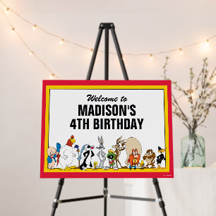 LOONEY TUNES™ Character Group   Birthday Sign
