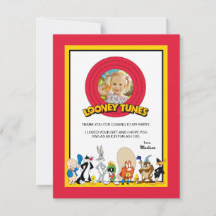 LOONEY TUNES™ Character Group   Birthday Thank You Card