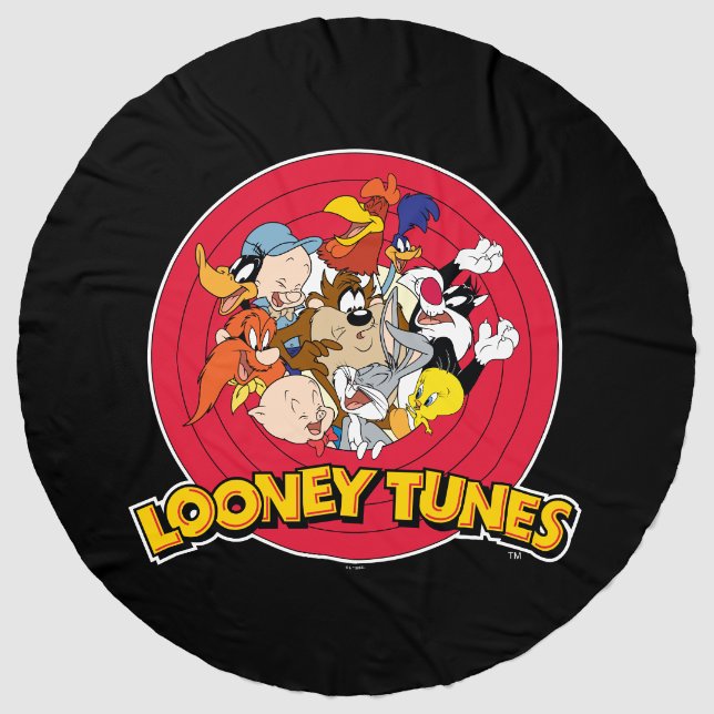 LOONEY TUNES™ Character Logo Beach Towel (Front)