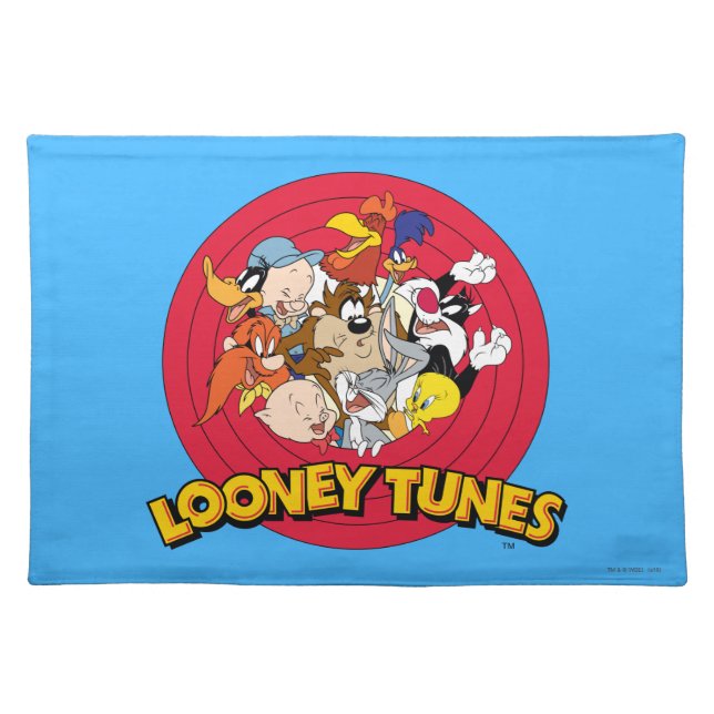 LOONEY TUNES™ Character Logo Cloth Placemat (Front)