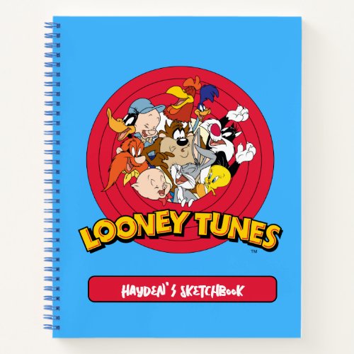 LOONEY TUNES Character Logo Drawing Notebook