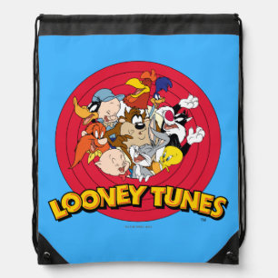 LOONEY TUNES™ Character Logo Drawstring Bag