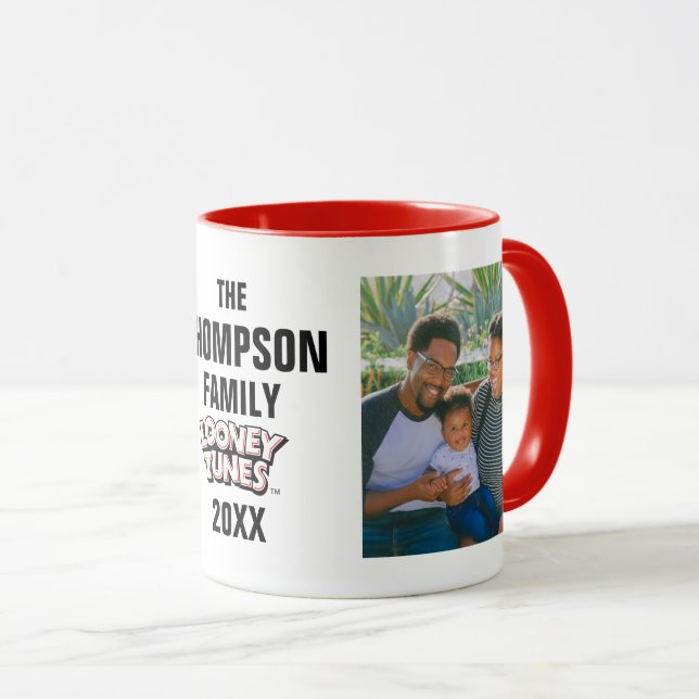 LOONEY TUNES™ Character Logo Family Photo Mug (Front Right)
