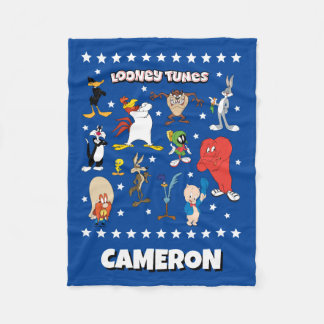 LOONEY TUNES™ Character Logo Fleece Blanket