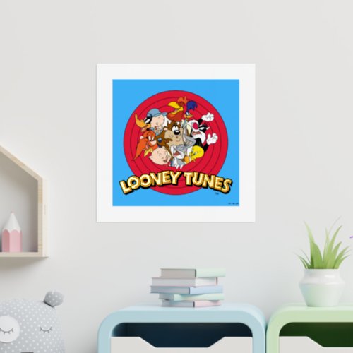 LOONEY TUNES Character Logo Foil Prints