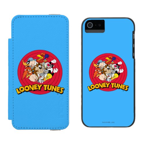 LOONEY TUNES Character Logo Wallet Case For iPhone SE55s