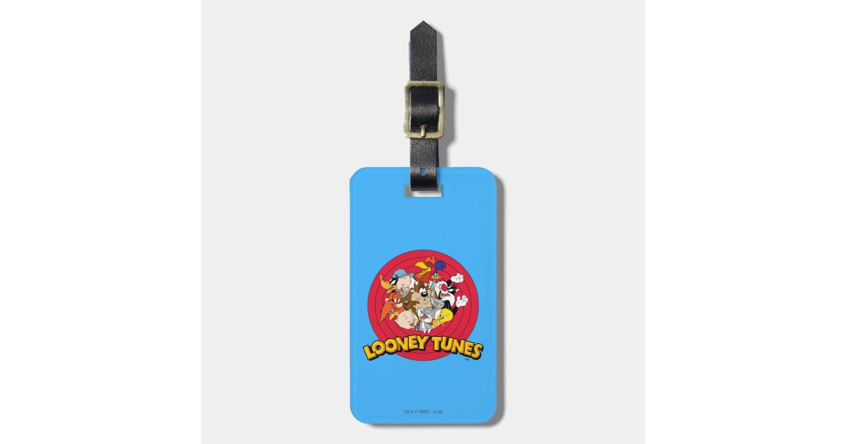 LOONEY TUNES™ Character Logo Luggage Tag | Zazzle