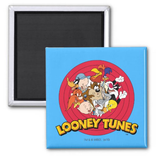 LOONEY TUNES Character Logo Magnet