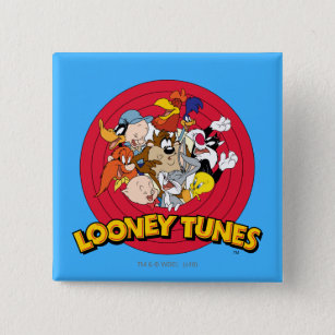 LOONEY TUNES™ Character Logo Pinback Button