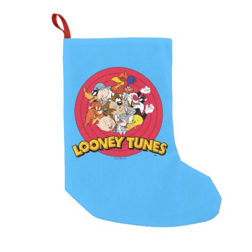 LOONEY TUNES Character Logo Small Christmas Stocking