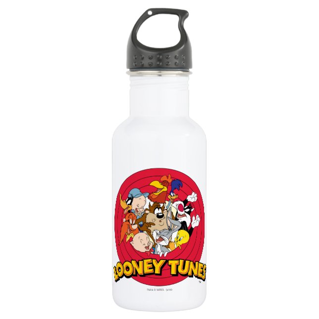 LOONEY TUNES™ Character Logo Stainless Steel Water Bottle (Front)