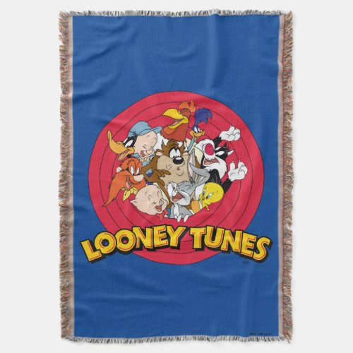 LOONEY TUNESâ Character Logo Throw Blanket