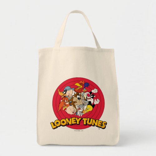 LOONEY TUNES Character Logo Tote Bag