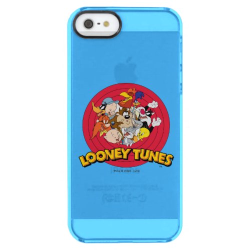 LOONEY TUNES Character Logo Clear iPhone SE55s Case