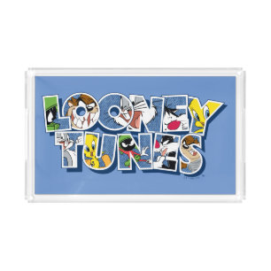 LOONEY TUNES™ Characters in Lettering Acrylic Tray