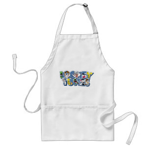 LOONEY TUNES™ Characters in Lettering Adult Apron