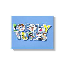 LOONEY TUNES™ Characters in Lettering Canvas Print