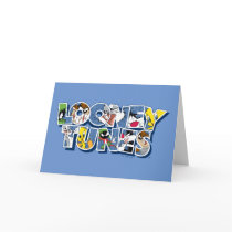 LOONEY TUNES™ Characters in Lettering Card