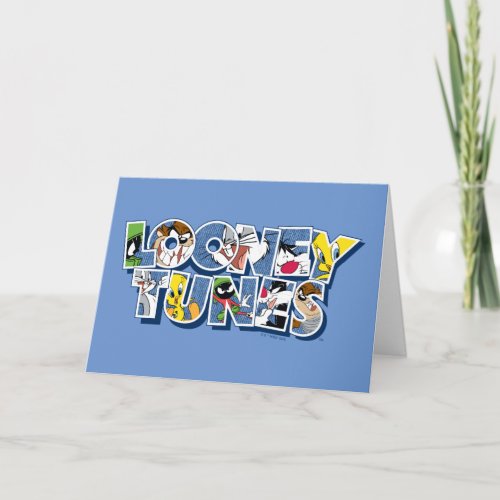 LOONEY TUNESâ Characters in Lettering Card