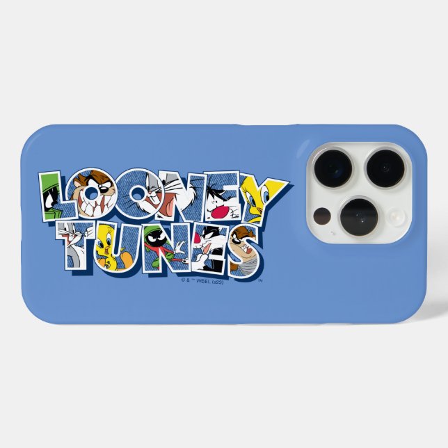 LOONEY TUNES™ Characters in Lettering Case-Mate iPhone Case (Back (Horizontal))
