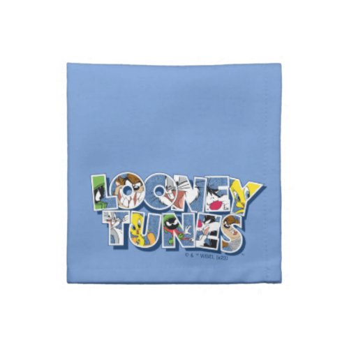 LOONEY TUNESâ Characters in Lettering Cloth Napkin