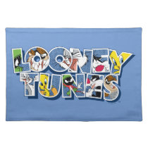 LOONEY TUNES™ Characters in Lettering Cloth Placemat
