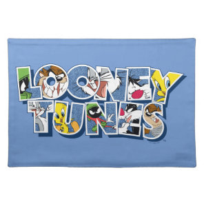 LOONEY TUNES™ Characters in Lettering Cloth Placemat