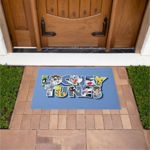 LOONEY TUNES™ Characters in Lettering Doormat