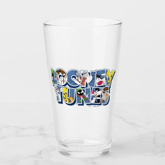 LOONEY TUNES™ Characters in Lettering Glass (Front)