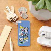 LOONEY TUNES™ Characters in Lettering Keychain