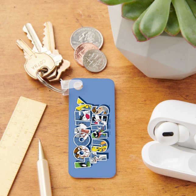 LOONEY TUNES™ Characters in Lettering Keychain (Desk)