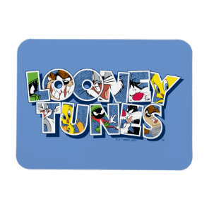 LOONEY TUNES™ Characters in Lettering Magnet