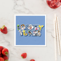 LOONEY TUNES™ Characters in Lettering Napkins