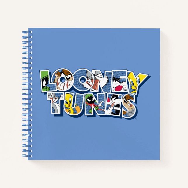 LOONEY TUNES™ Characters in Lettering Notebook (Front)
