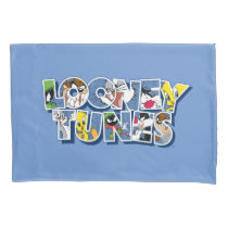 LOONEY TUNES™ Characters in Lettering Pillow Case
