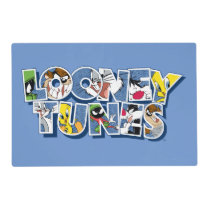 LOONEY TUNES™ Characters in Lettering Placemat