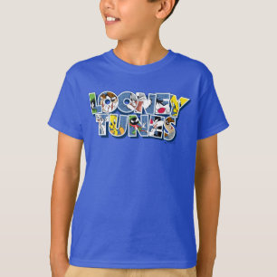 LOONEY TUNES™ Characters in Lettering T-Shirt