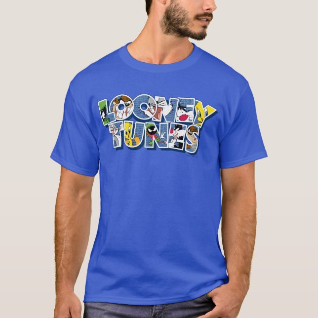 LOONEY TUNES™ Characters in Lettering T-Shirt (Front)