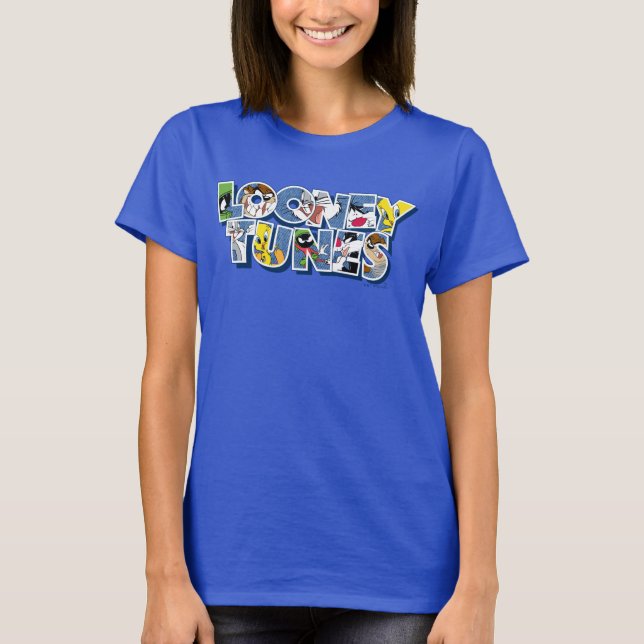 LOONEY TUNES™ Characters in Lettering T-Shirt (Front)