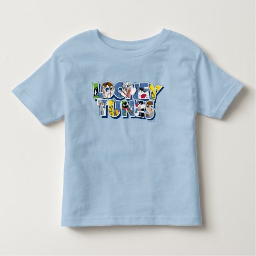 LOONEY TUNESâ Characters in Lettering Toddler T_shirt