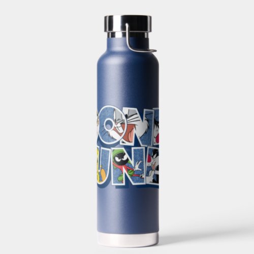 LOONEY TUNESâ Characters in Lettering Water Bottle