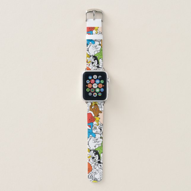 LOONEY TUNES™ Color Pop Pattern Apple Watch Band (Front)