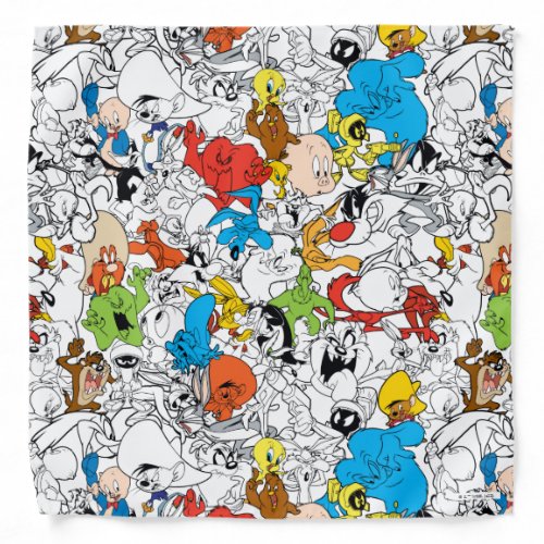 LOONEY TUNES Color Pop Pattern Bandana