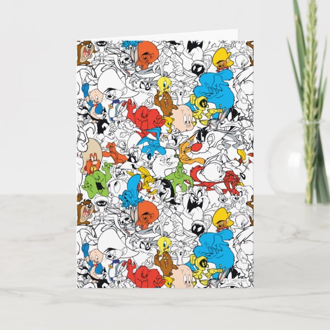 LOONEY TUNES™ Color Pop Pattern Card (Front)