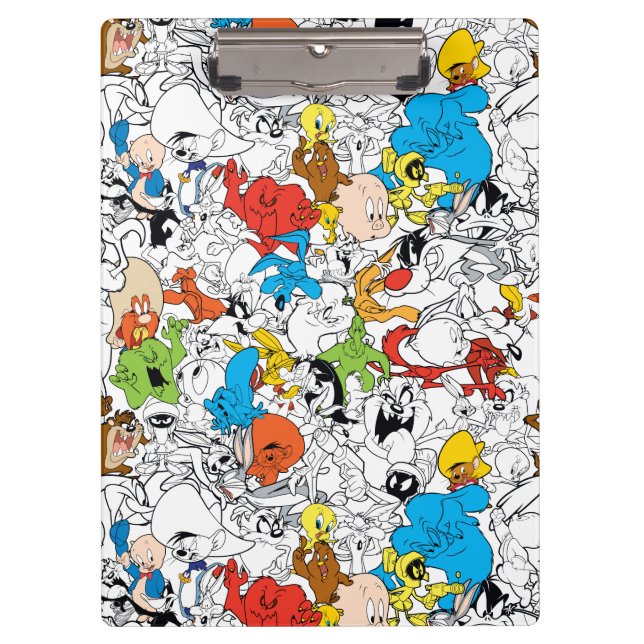 LOONEY TUNES™ Color Pop Pattern Clipboard (Front)