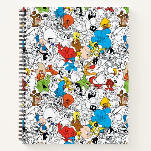LOONEY TUNES Color Pop Pattern Notebook