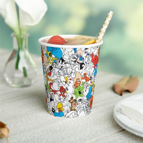 LOONEY TUNES Color Pop Pattern Paper Cups