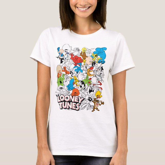 LOONEY TUNES™ Color Pop Pattern T-Shirt (Front)